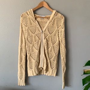 Cabi Knit Cream Sweater